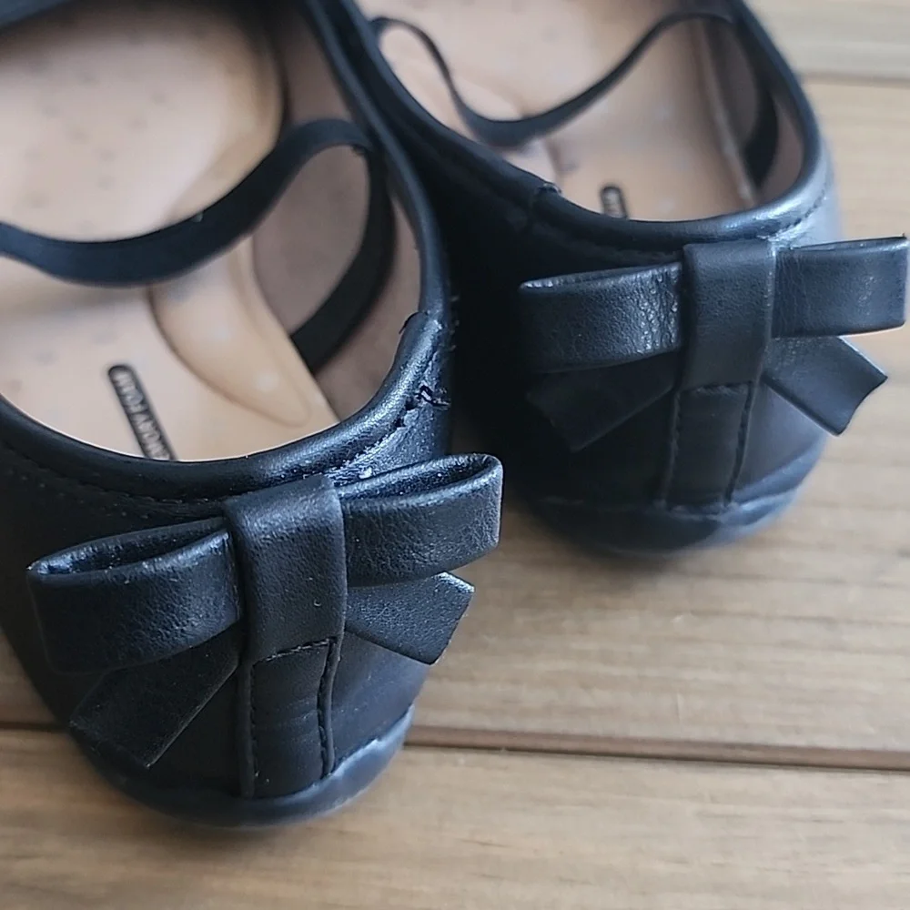 Girls Black Ballet Flats - Size 12